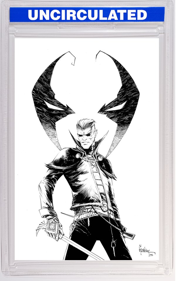 Spawn The Curse Of Sherlee Johnson #5 CVR C Jonathan Glapion B&W Virgin VAR