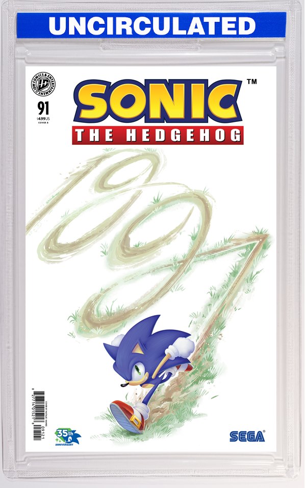 Sonic The Hedgehog #91 Variant B (Haines)