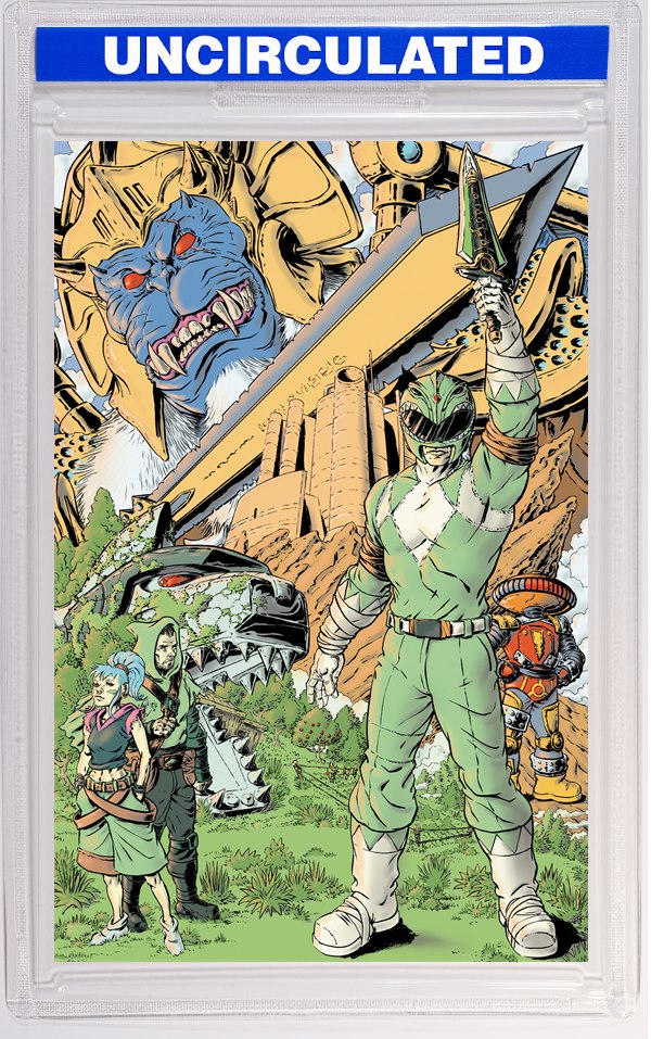 Power Rangers Green #3 F INCV Variant (Full Art, Rasmussen)