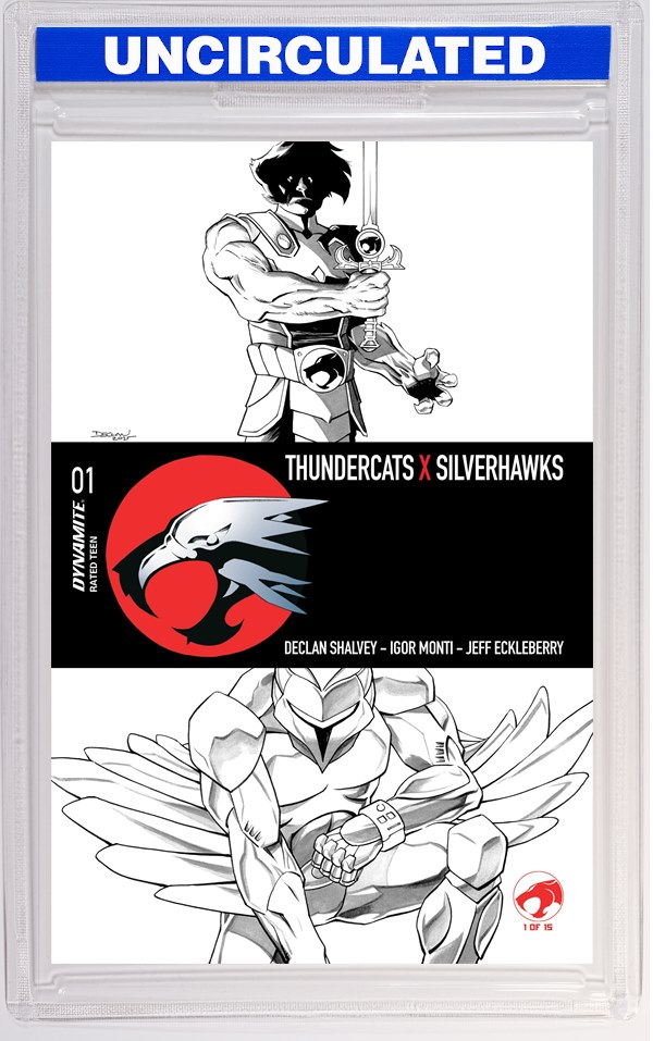 Thundercats X Silverhawks #1 CVR N INC Declan Shalvey Line Art VAR