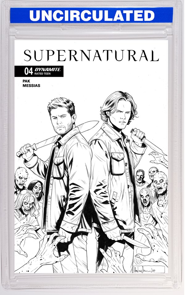 Supernatural #4 CVR F INC Andrea Broccardo Line Art VAR