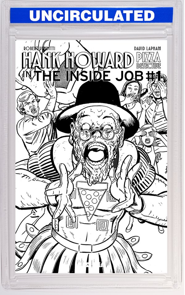 Hank Howard, Pizza Detective The Inside Job #1 (One Shot) CVR D David Lapham Spielberg Homage VAR