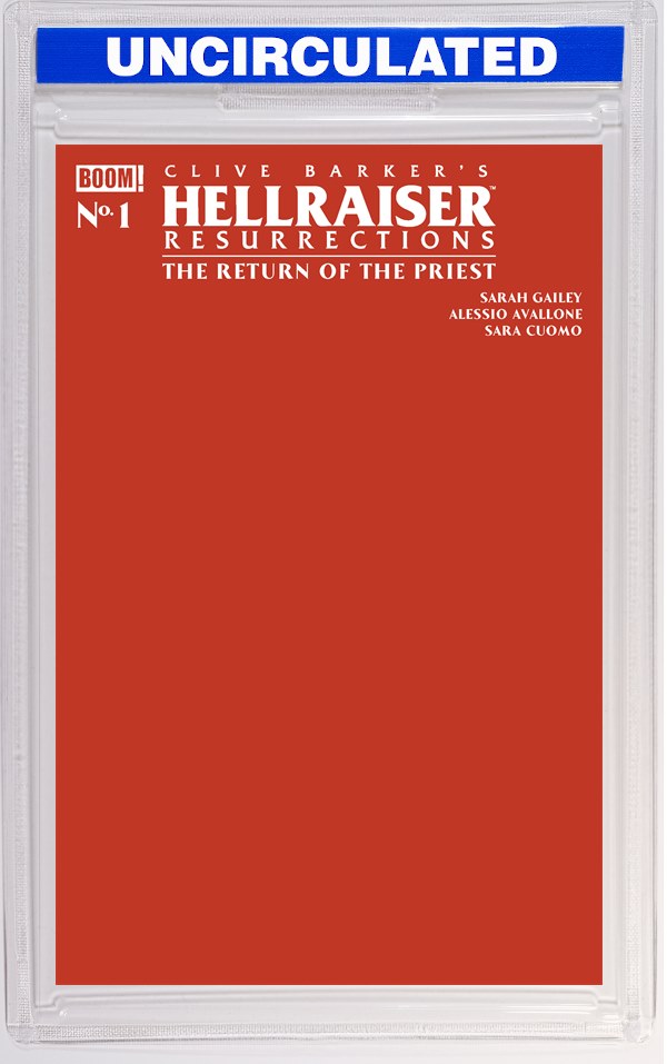 Hellraiser: Resurrections - The Return Of The Priest #1 C Red Blank Sketch Variant