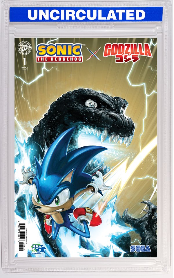 Sonic The Hedgehog X Godzilla #1 Variant D (Crain)