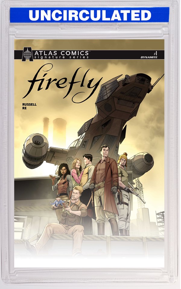 Firefly #1 CVR J Robert Quinn Atlas Edition Signed By Mark Russell
