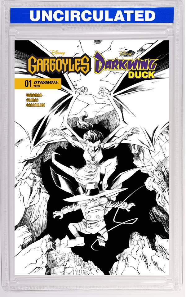 Gargoyles Darkwing Duck #1 CVR I INC Declan Shalvey Line Art VAR