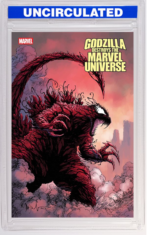 Godzilla Destroys The Marvel Universe #5 Dave Wachter Marvelized Carnage-Zilla Variant