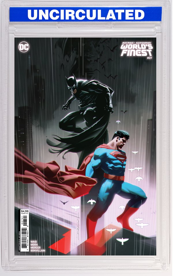 BATMAN SUPERMAN WORLDS FINEST #27 CVR B JEFF DEKAL CARD STOCK VAR
