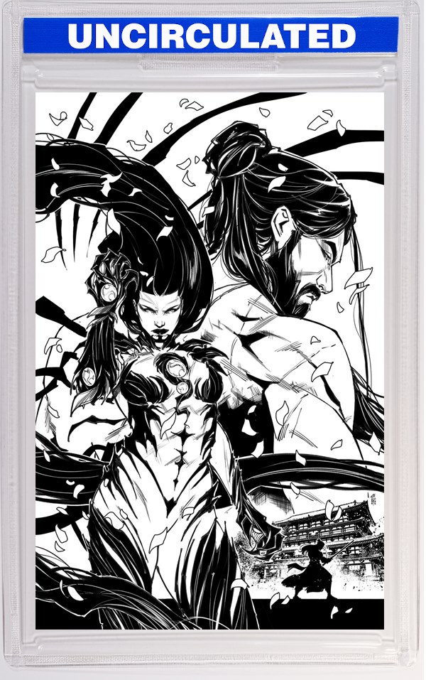 Witchblade Annual (2026) #1 (One Shot) CVR D INC Giuseppe Cafaro B&W VAR