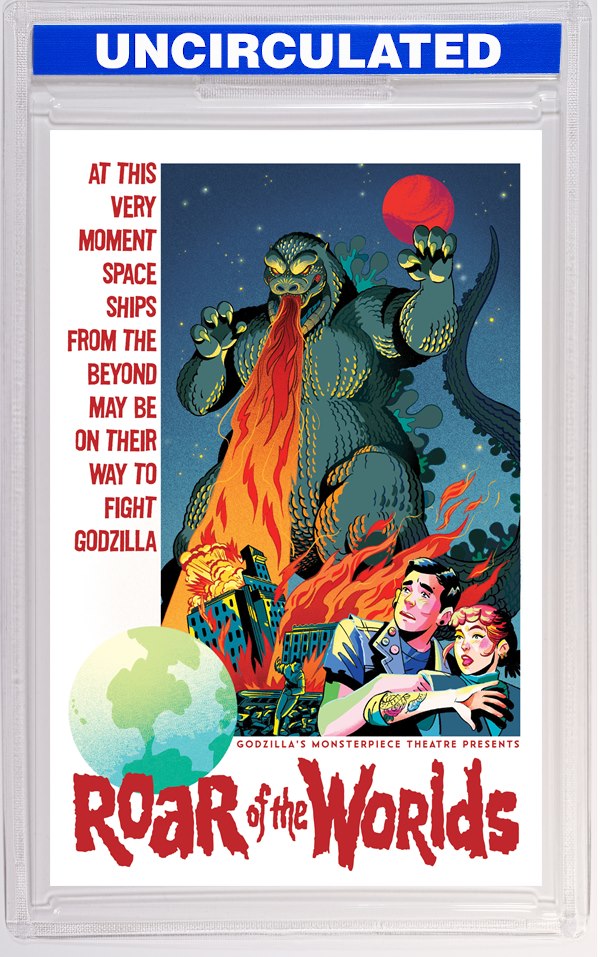 Godzilla's Monsterpiece Theatre Presents: Roar Of The Worlds Variant RI (Goux)