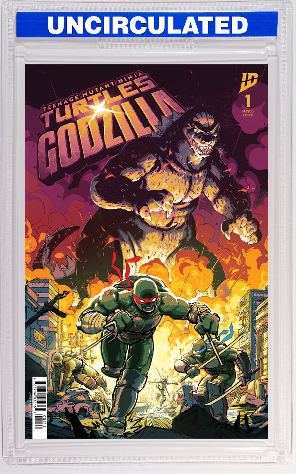 Teenage Mutant Ninja Turtles X Godzilla #1 Variant RI (Rossmo)