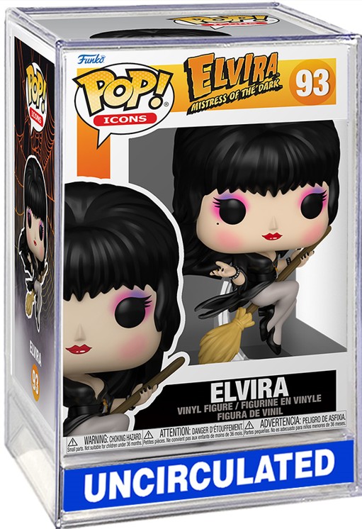 Elvira: Mistress Of The Dark - Elvira On Broom Funko Pop! #93