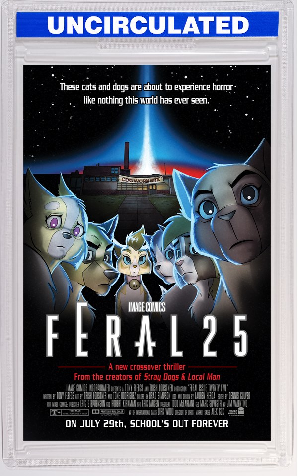 Feral #25 CVR B Tone Rodriguez & Allen Passalaqua Faculty Homage VAR