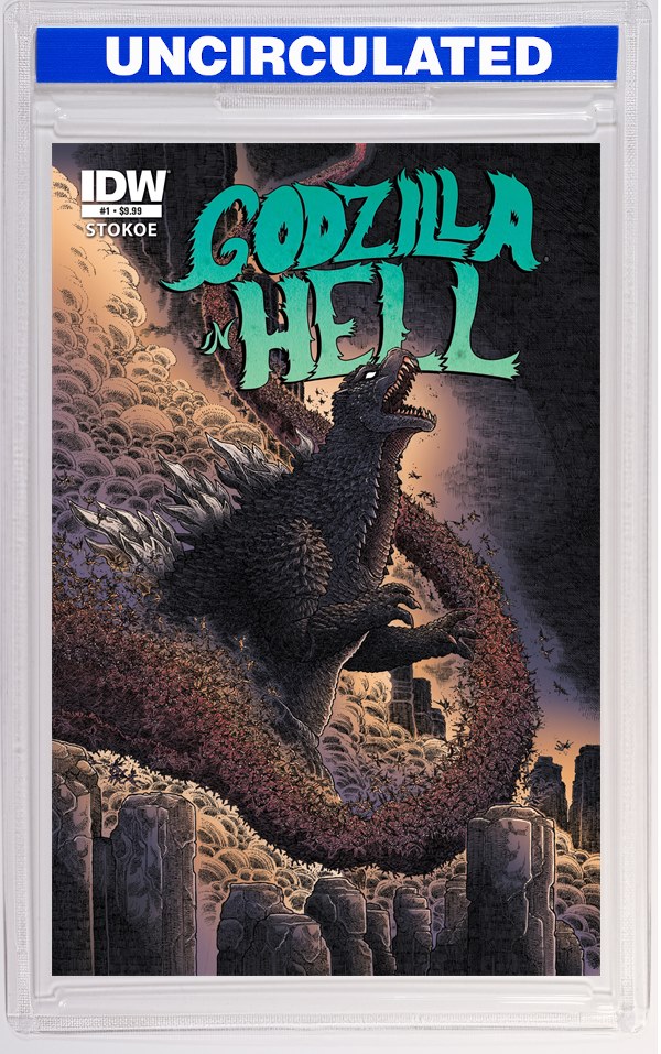 Godzilla 70th Anniversary Foil Classics: Godzilla In Hell #1 Cover A (Stokoe)