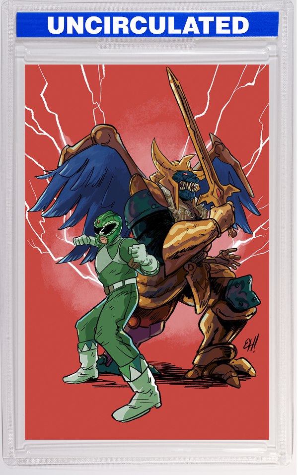 Power Rangers Green #1 K INCV Variant (Full Art, Henderson)