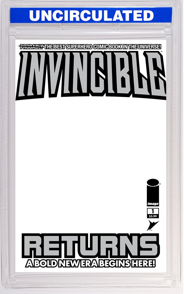 Invincible Returns Facsimile Edition #1 CVR D Blank Sketch VAR
