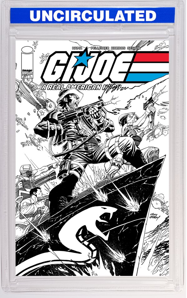GI Joe A Real American Hero #320 CVR B Andy Kubert B&W VAR
