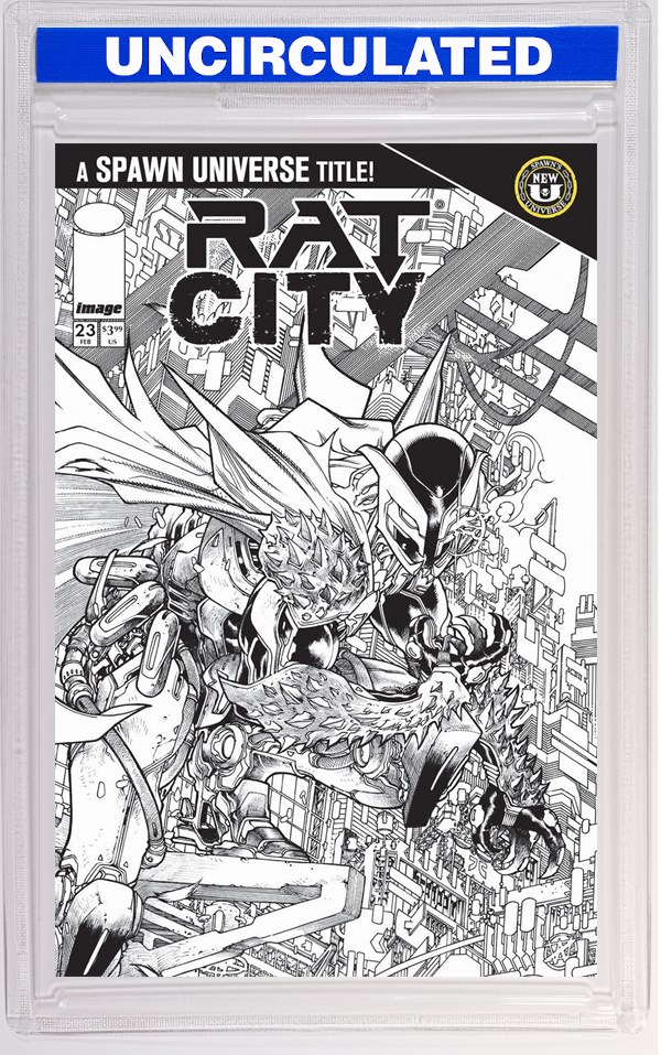Spawn Rat City #23 CVR B Harvey Tolibao B&W VAR