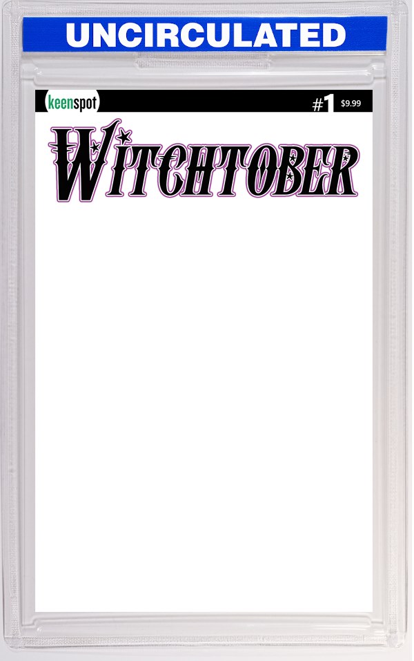 Witchtober #1 CVR B Blank Sketch Coloring Book Cover VAR