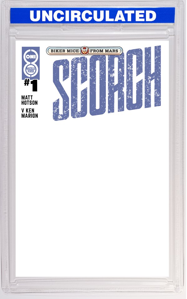 Biker Mice From Mars Scorch #1 CVR D Blank Sketch VAR