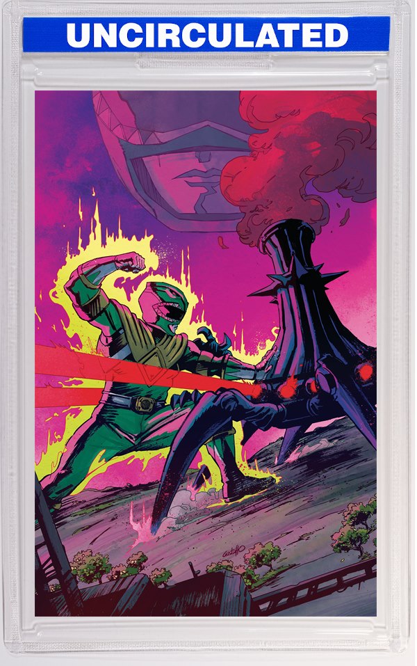 Power Rangers Green #5 E INCV Foil Variant (Full Art, Vargas)