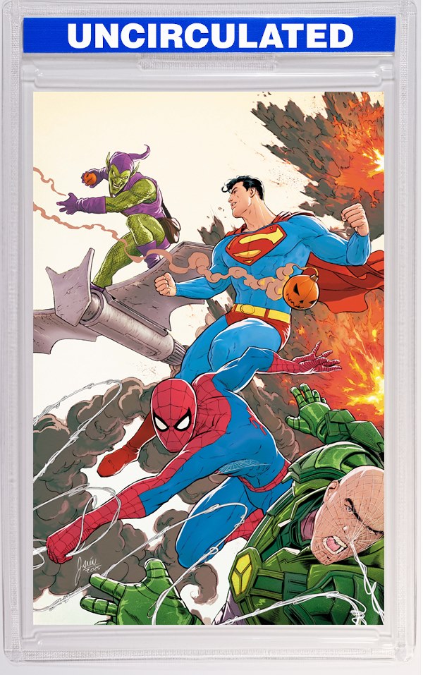 DC Marvel Superman Spider-Man #1 (One Shot) CVR J Mikel Janin Superman & Spider-Man Vs Lex Luthor & Green Goblin Card Stock VAR