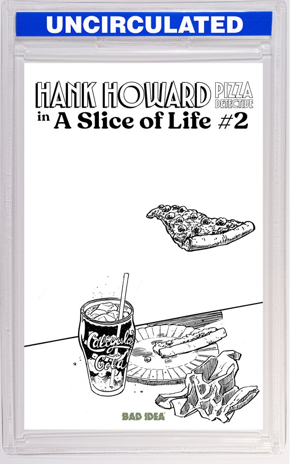 Hank Howard Pizza Detective A Slice Of Life #2 (Of 2) CVR C David Lapham Pizza Sketch VAR