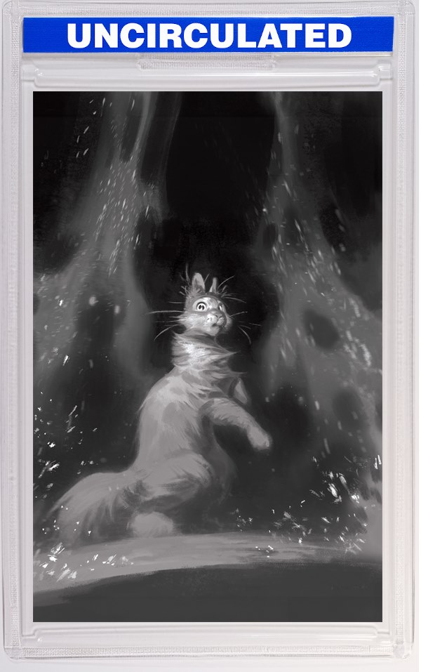 Animal Castle Vol 3 #1 (Of 3) CVR D INC Felix Delep B&W Virgin VAR