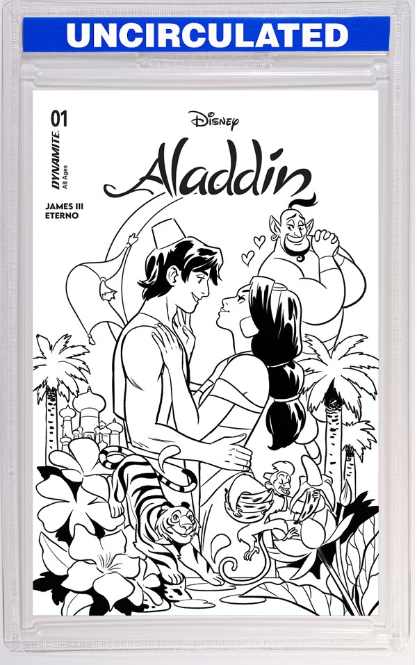 Aladdin #1 CVR I INC Natacha Bustos Line Art VAR