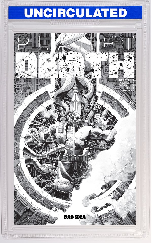 Planet Death Planet Sized Edition #1 CVR B B&W Tomas Giorello VAR