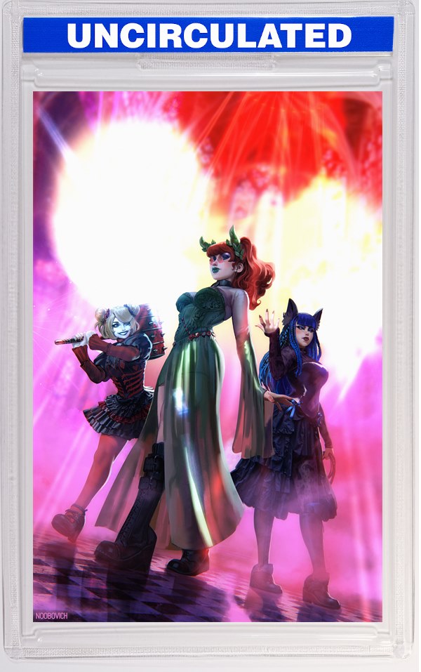 Gotham City Sirens Unfit For Orbit #1 (Of 5) CVR B Noobovich Card Stock VAR