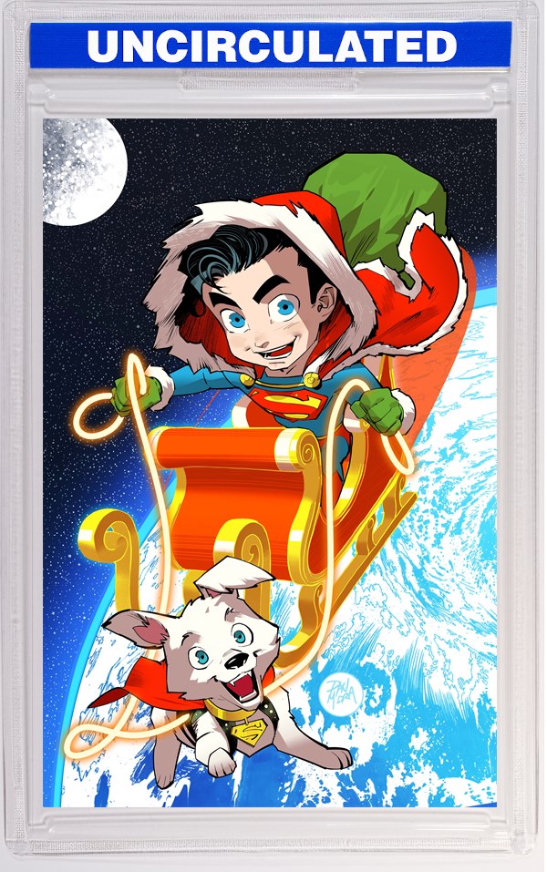 Superman #45 CVR F Dan Mora Holiday Card Stock VAR