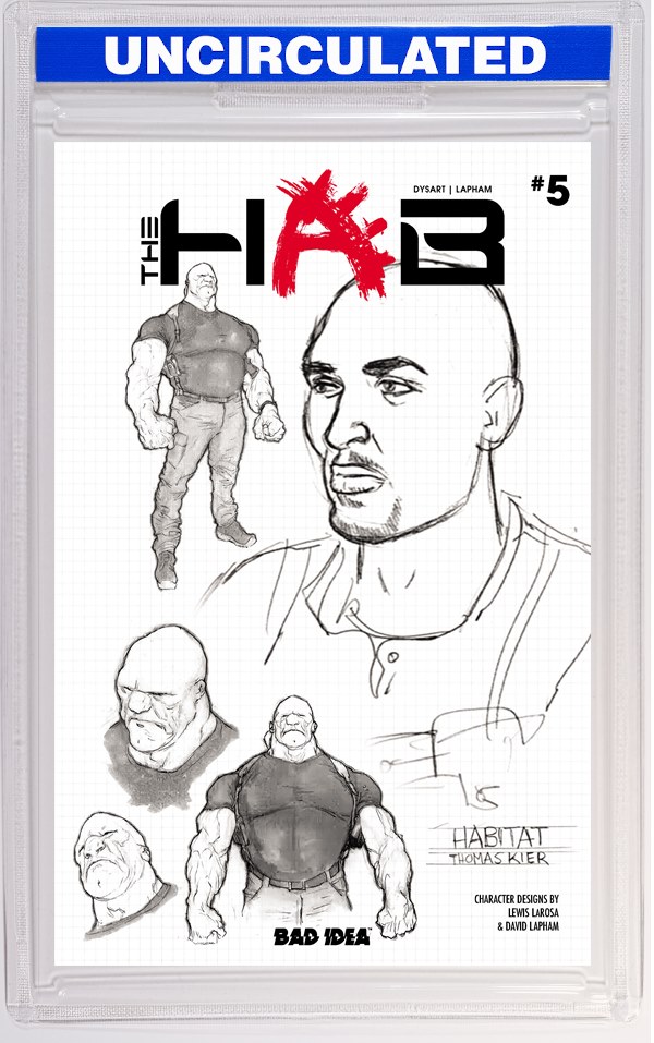 Hab #5 (Of 5) CVR F INC Lewis Larosa David Lapham Character Design VAR