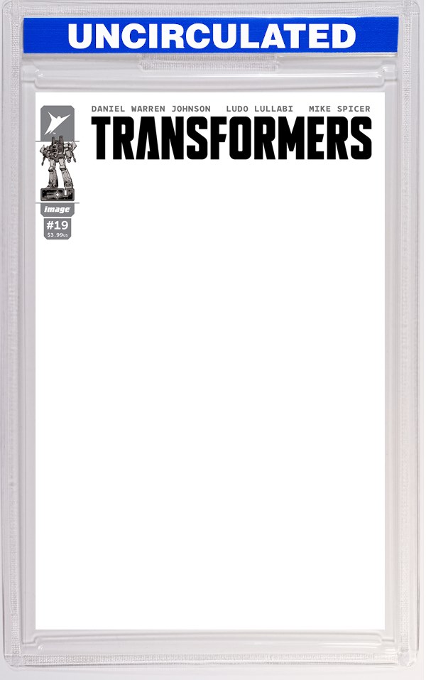 Transformers #19 CVR G Blank Sketch VAR