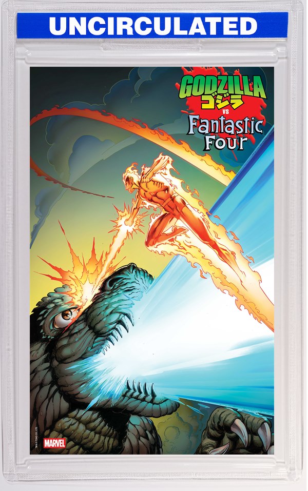 Godzilla Vs. Fantastic Four #1 Mark Bagley Foil Variant