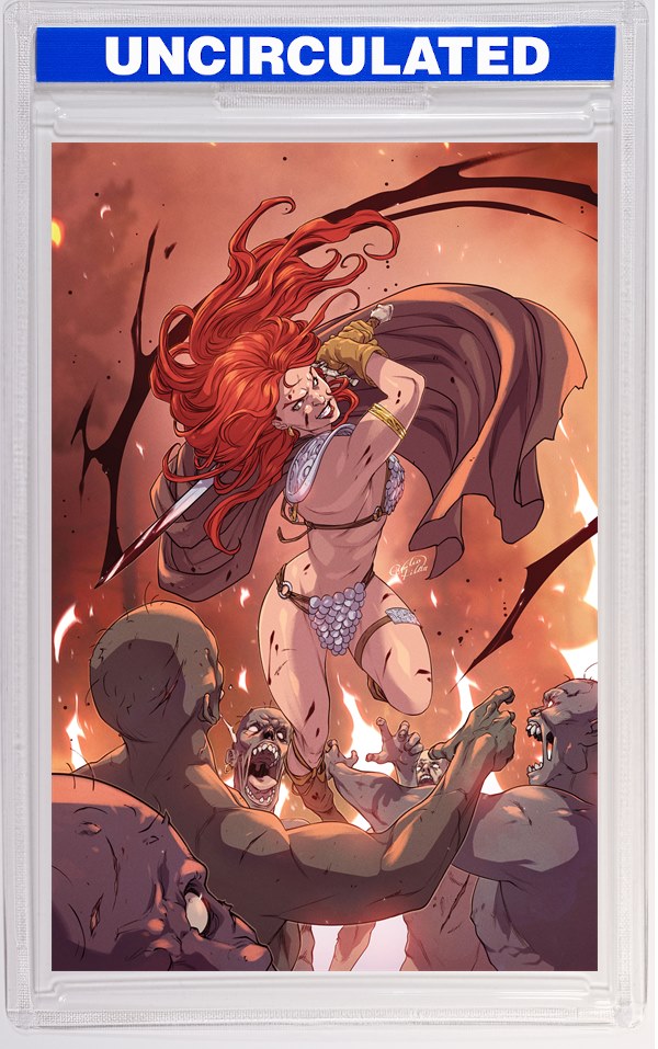 Die!Namite Blood Red #4 CVR F INC Emilio Pilliu Virgin VAR