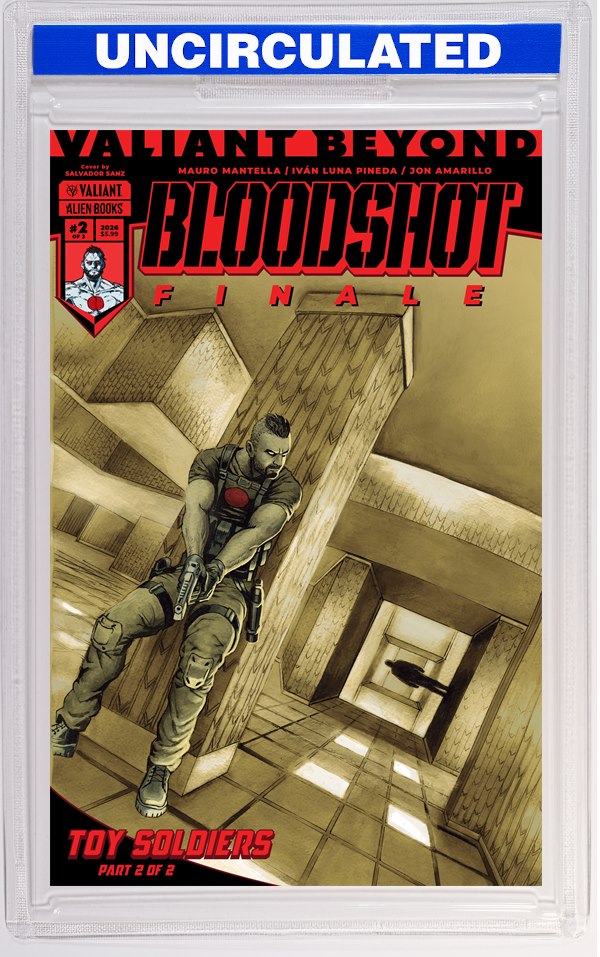 Valiant Beyond: Bloodshot #8--Toy Soldiers #2 Finale Cover A (Sanz)