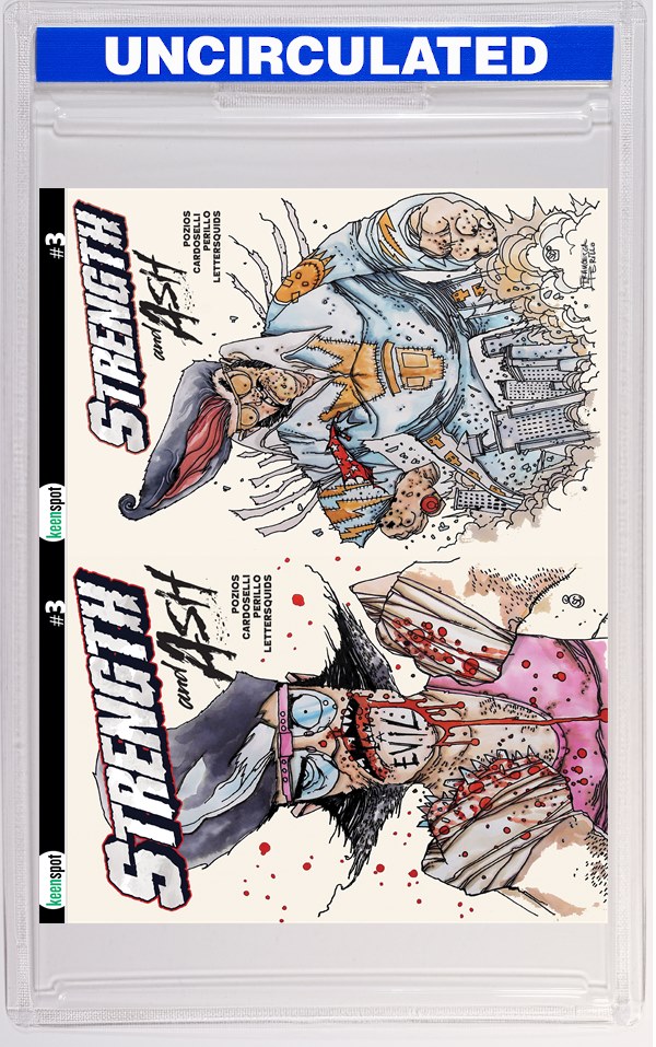 Strength & Ash #3 CVR D Stefano Cardoselli & Francesca Perillo Holofoil Flip VAR