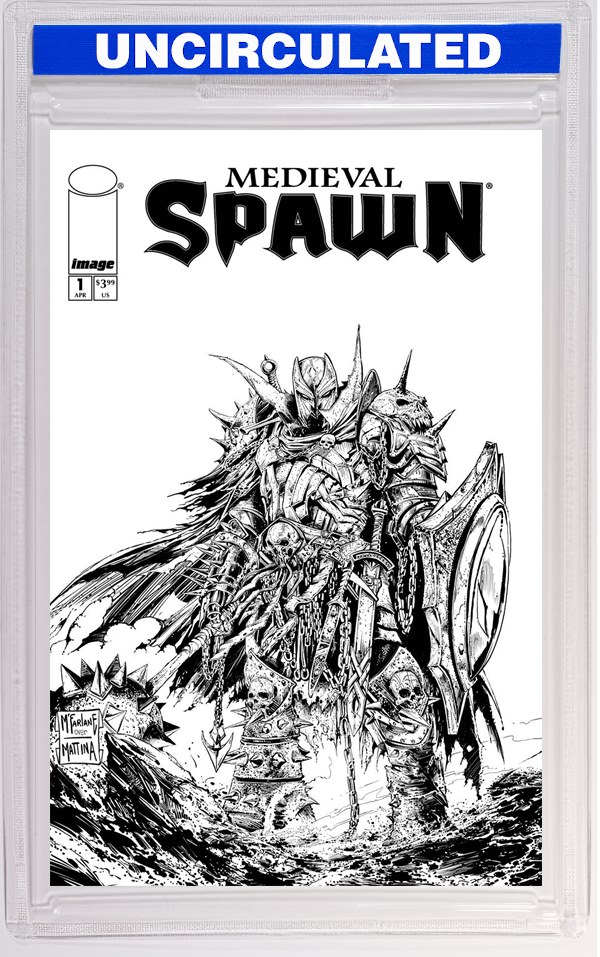 Medieval Spawn #1 (Of 4) CVR B Todd McFarlane & Francesco Mattina B&W VAR