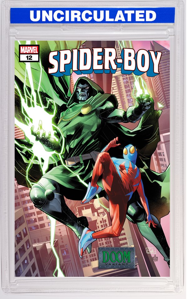 SPIDER-BOY #12 EDWIN GALMON DOOM VARIANT