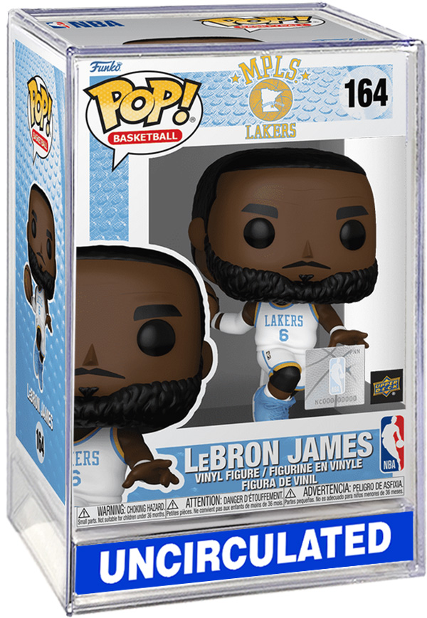 LeBron James Minneapolis Lakers Funko Pop! #164 – Upper Deck Exclusive