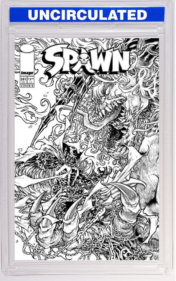 Spawn #381 CVR B Harvey Tolibao B&W VAR
