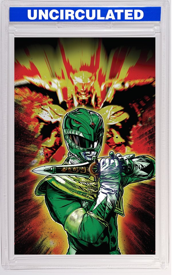 Power Rangers Green #5 D Foil Variant (Full Art, Harris)