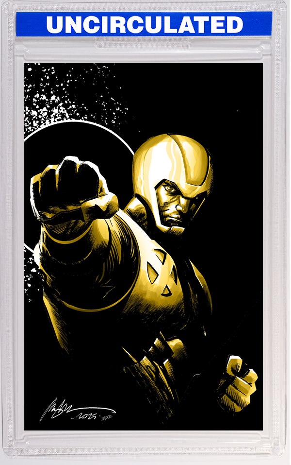 X-O Manowar: Black, White & Gold #2 Variant C (Albuquerque Full Art)