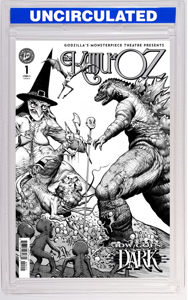 Godzillas Monsterpiece Theatre Presents: The Kaiju Of Oz Variant D (Ayala IDW Goes Dark Variant)