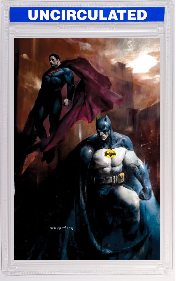 BATMAN SUPERMAN WORLDS FINEST #30 CVR B PUPPETEER LEE CARD STOCK VAR