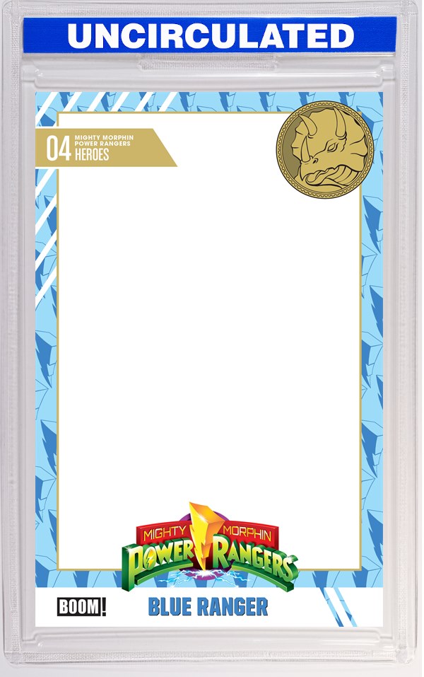 Mighty Morphin Power Rangers (2026) #4 D Trading Card Blank Sketch Variant