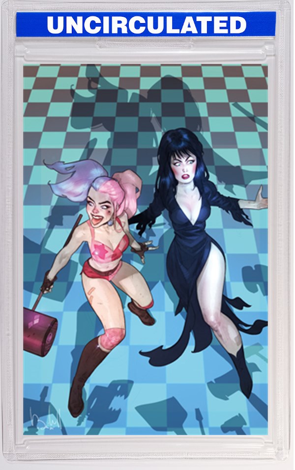 Harley Quinn X Elvira #2 CVR L INC Ben Caldwell Virgin VAR