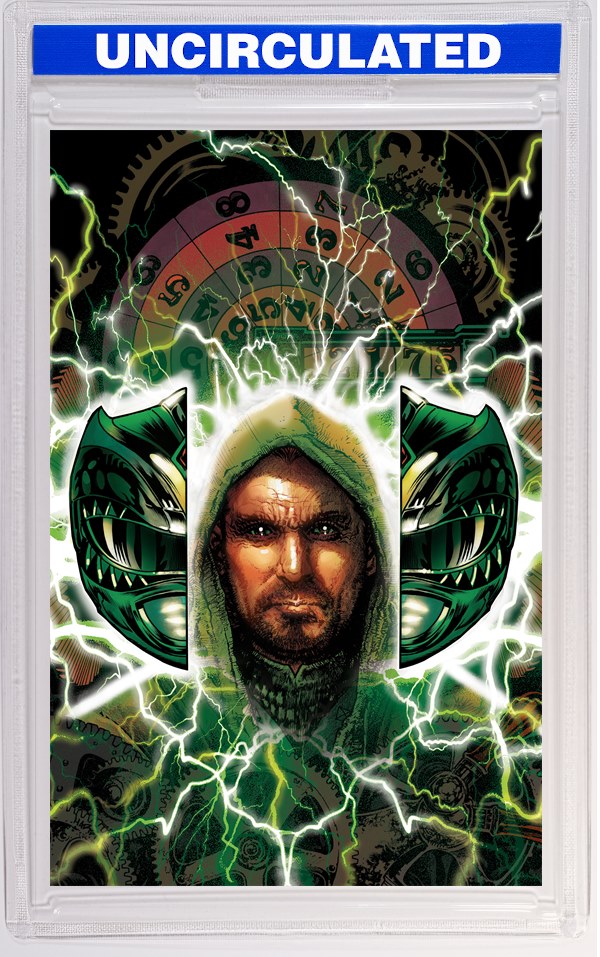 Power Rangers Green #1 F Foil Variant (Full Art, Foil, Harris)