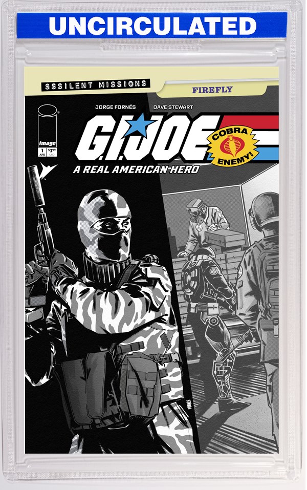 GI Joe A Real American Hero Sssilent Missions Firefly #1 (One Shot) CVR C INC Jorge Fornes B&W VAR